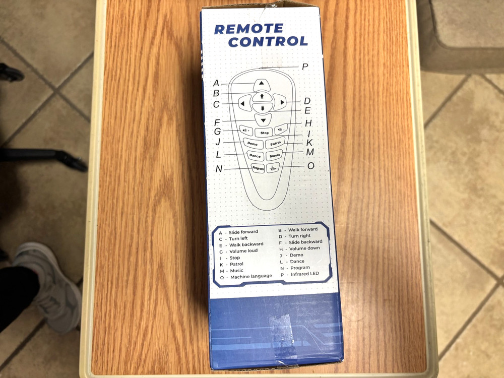 KingsDragon RC Smart Robot Purple Toy Gesture Hand & Sensing Program