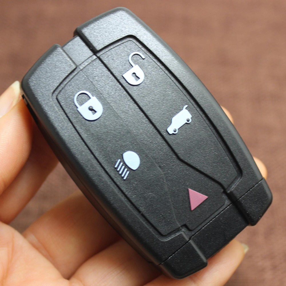 5 Button Remote Key Fob Shell + Blade For Land Rover Freelander