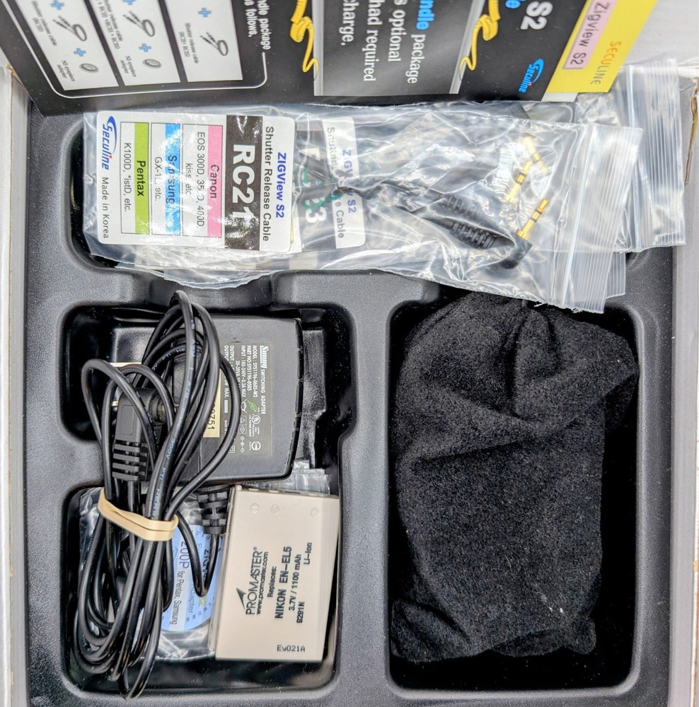 ZIGView S2B Bundle Digital View Finder Extra Batteries w/ New Accessories