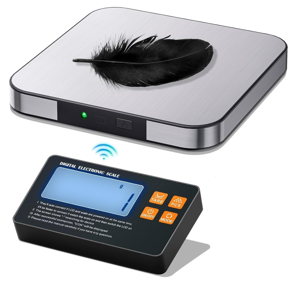 Rechargeable Split Digital Kitchen Food Scale - TRUDIN Weight Scale 2 Pack