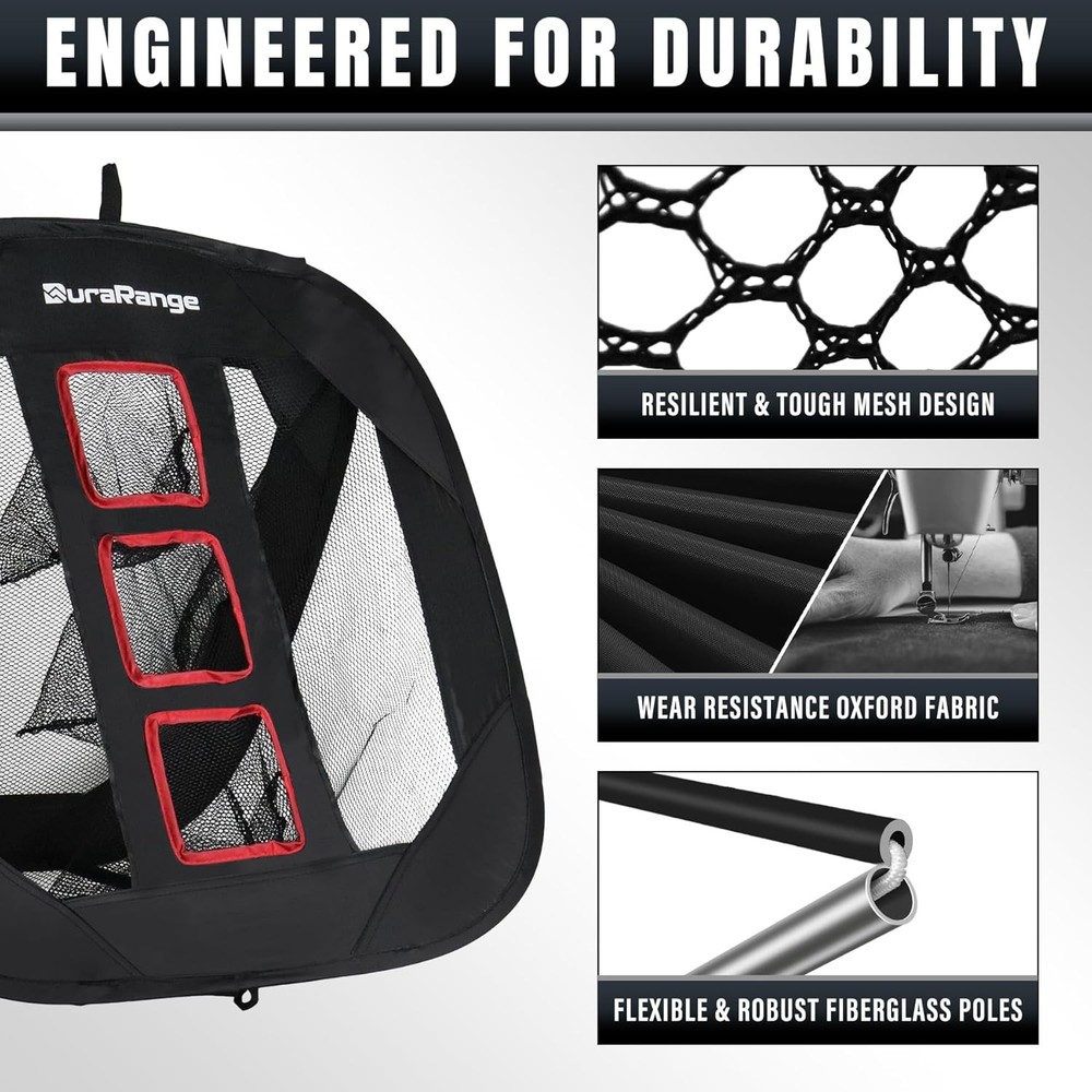 Pop-Up Golf Chipping Net Ultimate Target Training Chip Aids Precision & Distance