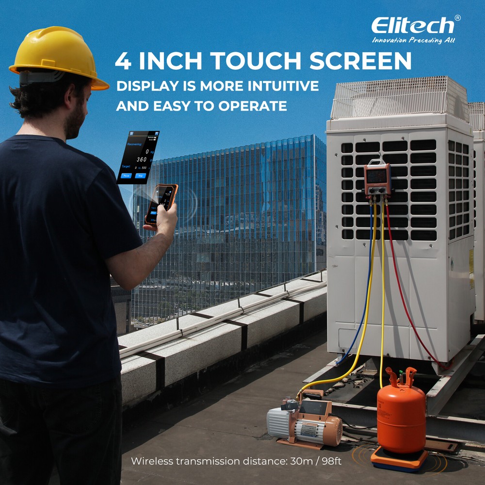 Elitech SRL-100 Intelligent Lightweight HVAC Refrigerant Wireless Scale 220lb