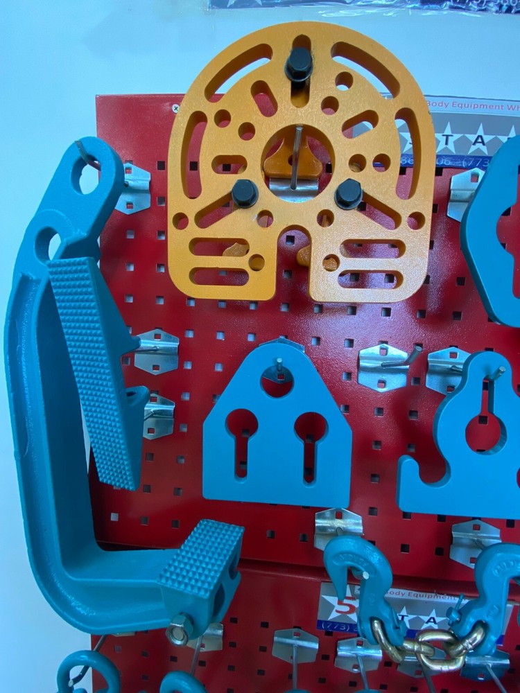 HEAVY DUTY AUTO BODY FRAME MACHINE 25 PIECE PULLING TOOLS AND CLAMPS set 72