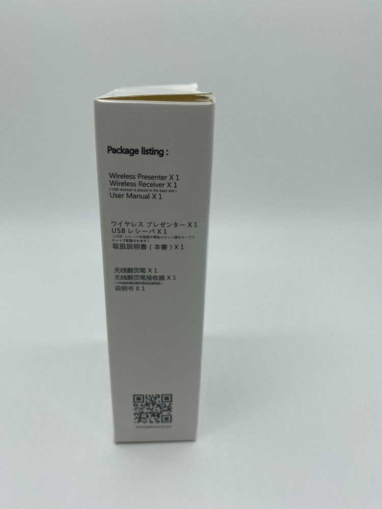 Open Box BEBONCOOL RF 2.4GHz Wireless Presenter Remote Presentation USB Control