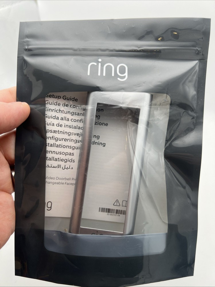 Ring Doorbell Pro 2 Interchangeable Faceplate (Silver)