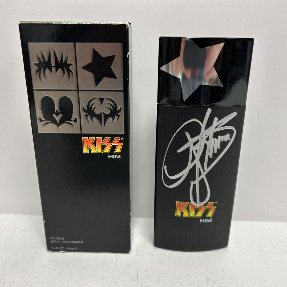 Kiss- Him 3.4oz Men's Cologne Signed By Gene Simmons! Autographed With Box