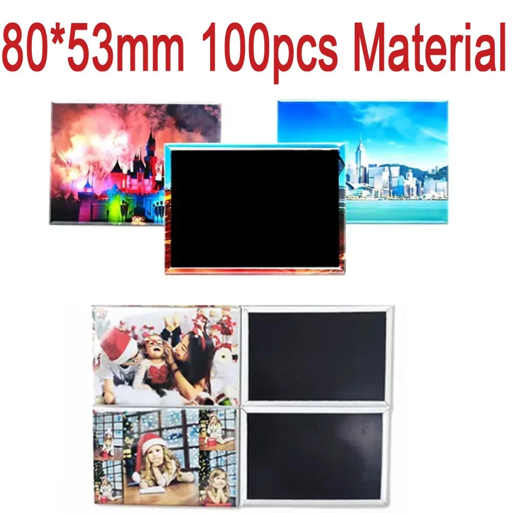 100 Magnets - 80 mm x 53 mm Magnet Maker Material Parts Consumables