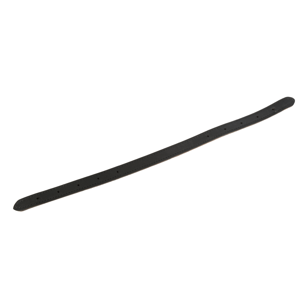 READY MADE- Horse size Black LEATHER replacement halter CROWN