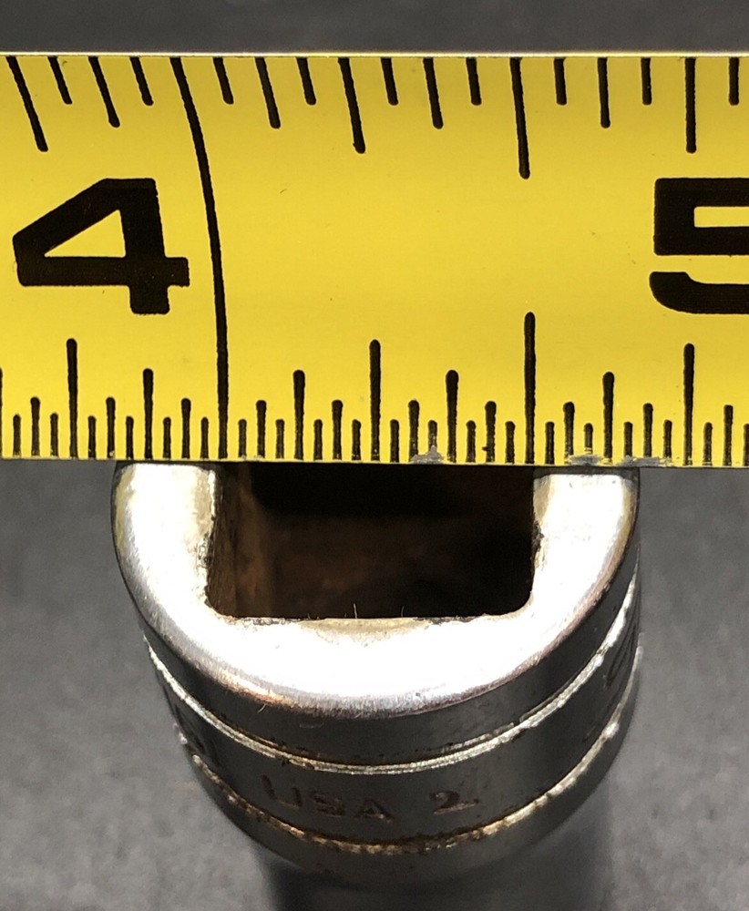 Snap On 1/2" Drive 1/2" 6PT SAE Shallow Chrome Socket TW161