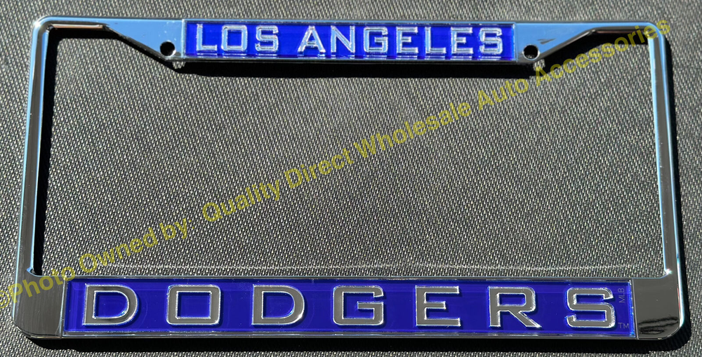 LA DODGERS BASEBALL ✅ AUTHENTIC MLB Metal License Plate Frame 🚚💨BEST GIFT 🎁