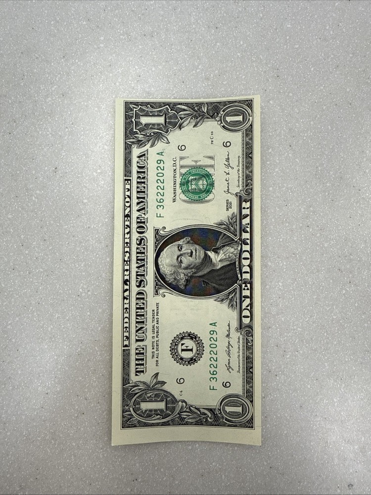 $1 Dollar Bill Error Print Series 2021