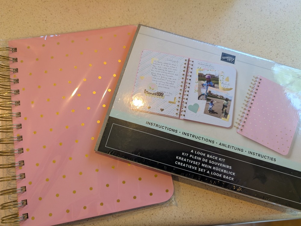 Stampin Up - A Look Back Kit  - notebook journal