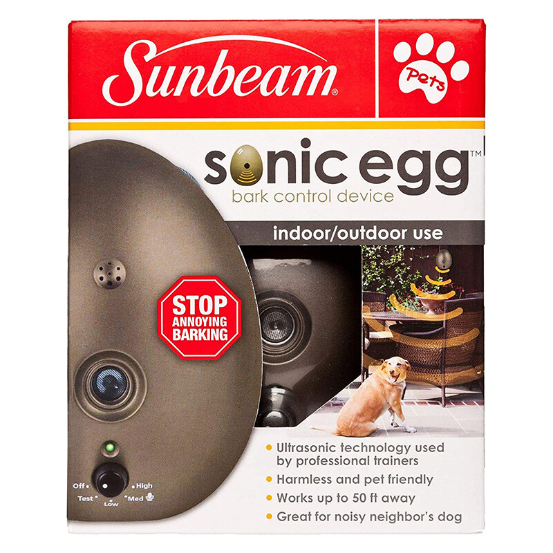 Sunbeam SBBCU1 Sonic Egg Ultrasonic Bark Control Device