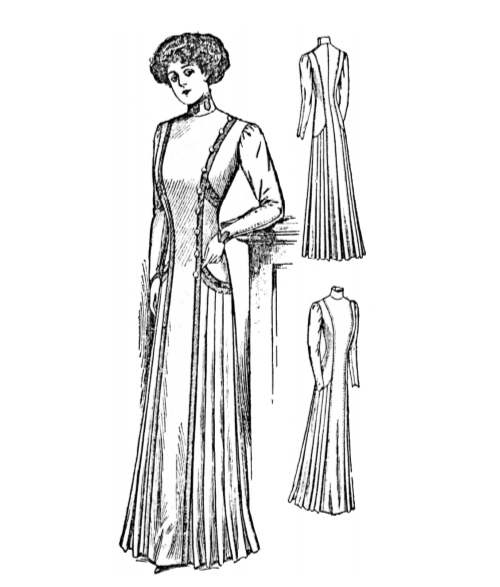 Past Patterns 3139 - Early 1910s Princess Gown Sewing Pattern bust size 38"