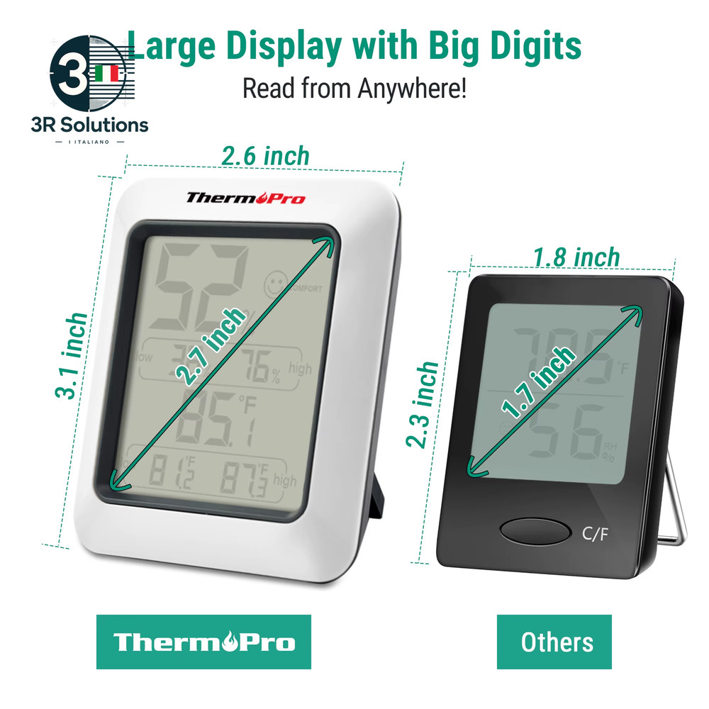 Thermopro TP50 Digital Thermometer Hygrometer Electronic Environmental Thermometer
