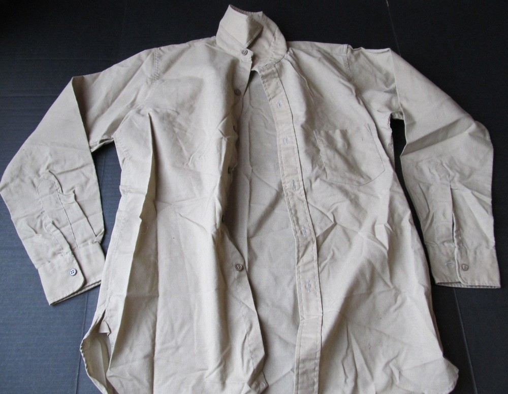 WW2 Khaki Military shirt size small