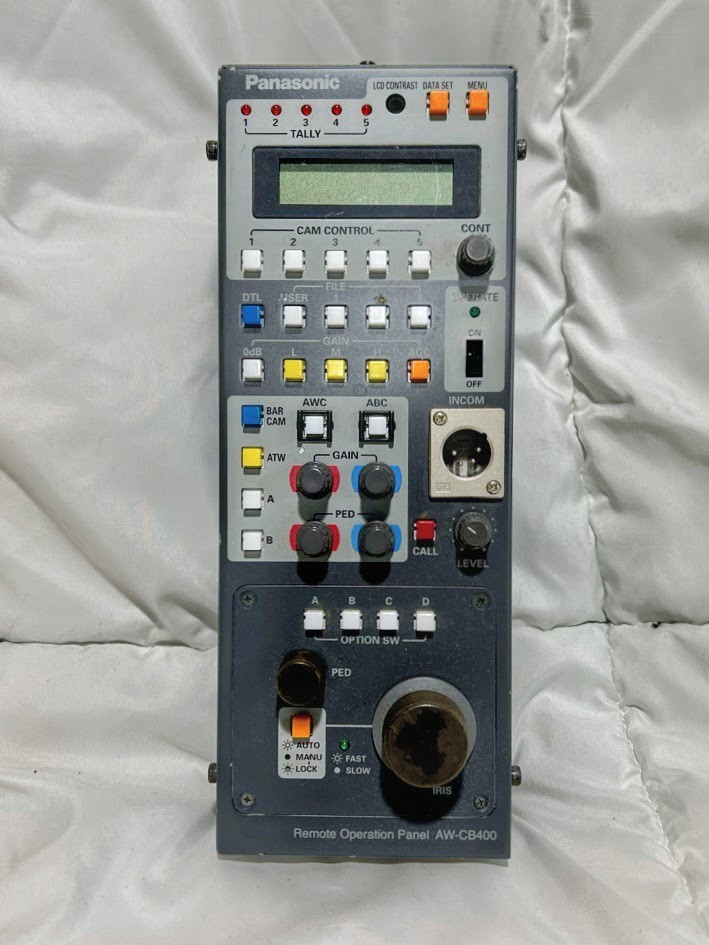 Panasonic AW-CB400 Camera Remote Operation Panel No Power Adapter