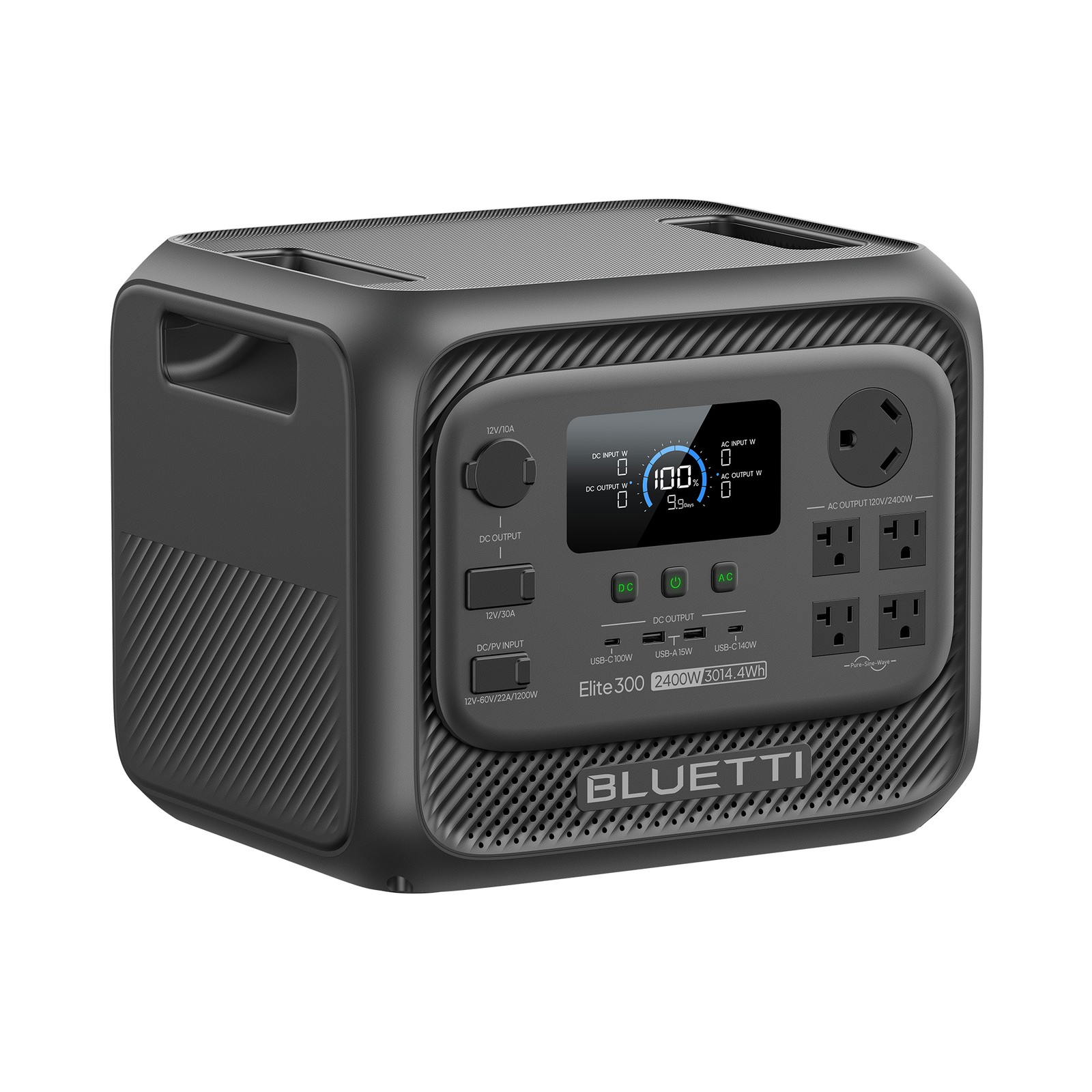 BLUETTI Elite 300 2400W 3014.4Wh Portable Power Station LiFePO4 for RVs Travel