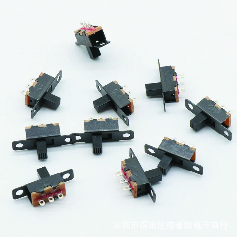 ​​70PCS 8 Types Mini Toggle Switches SPDT 3-Pin Slide Power Switch