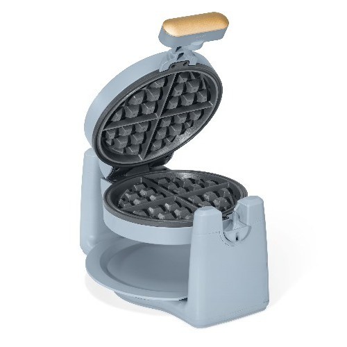 Rotating Belgian Waffle Maker, Cornflower Blue by Drew Barrymore