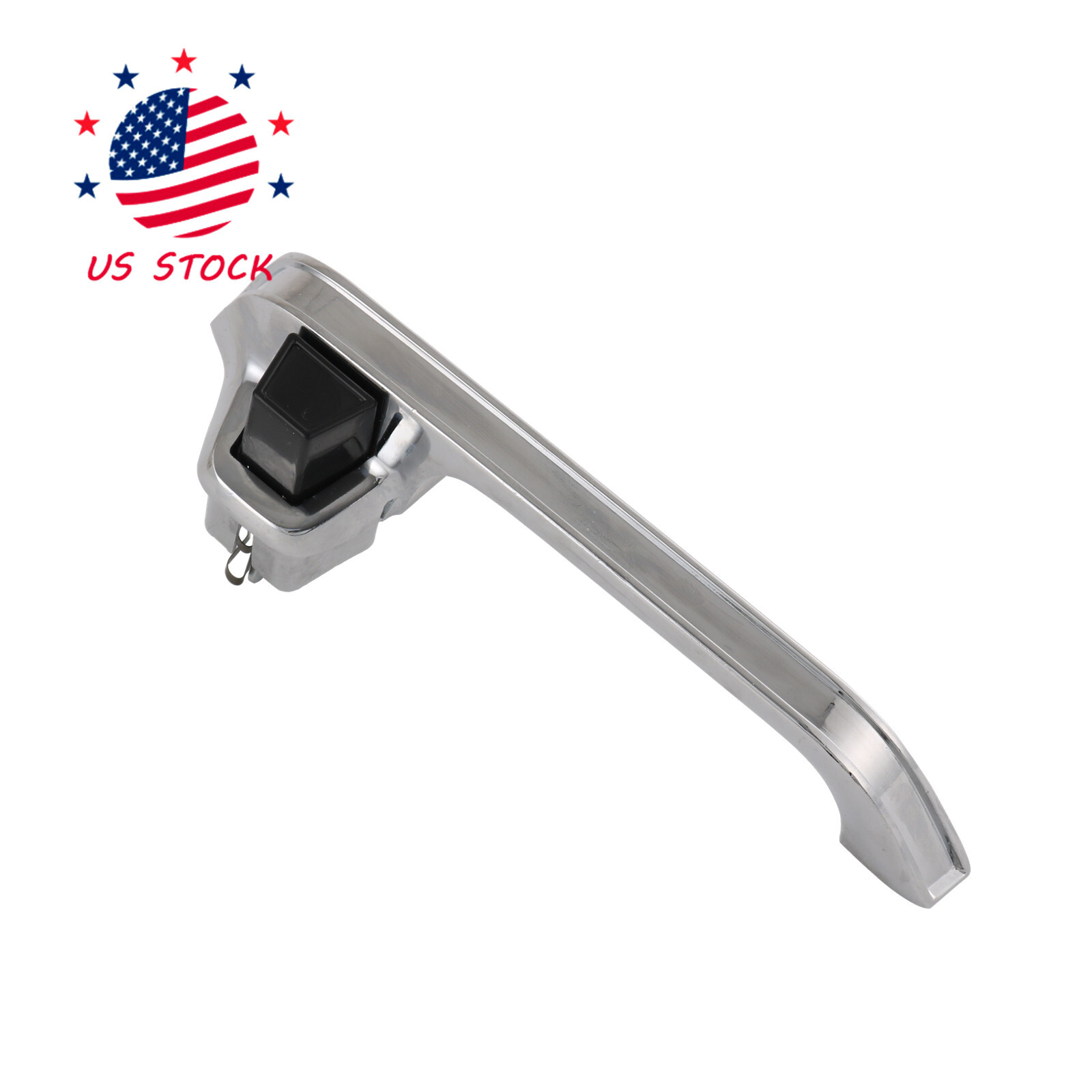 Set 2× Chrome Outer Outside Exterior Door Handle Pair for Chevy GMC Pickup Truck