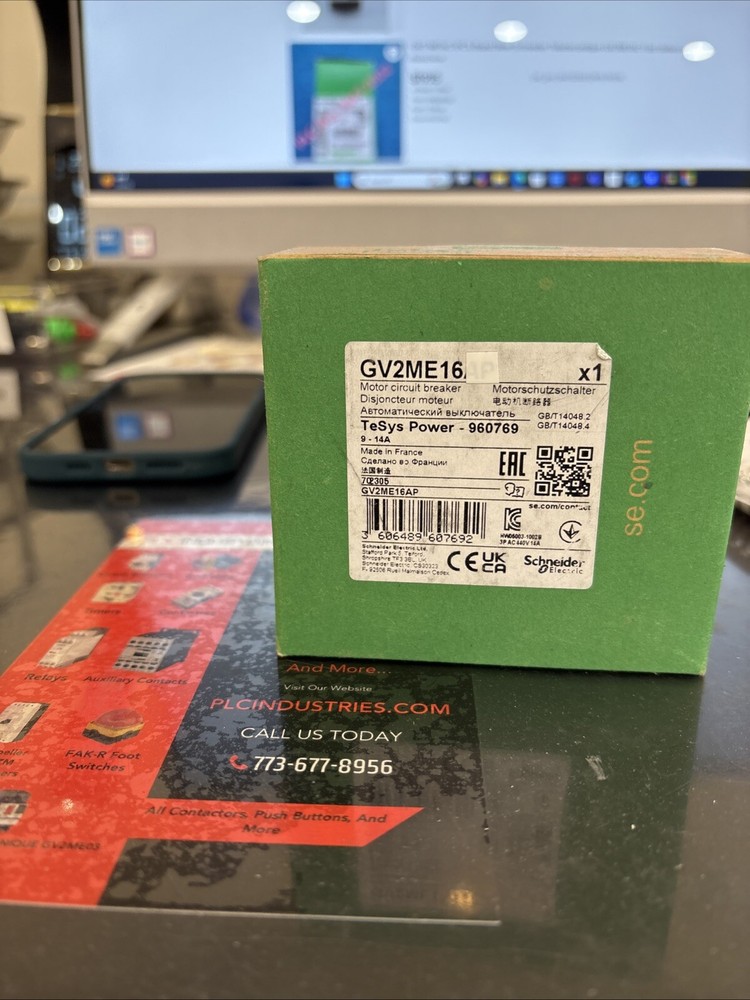GV2M16. Manual Starter. Schneider