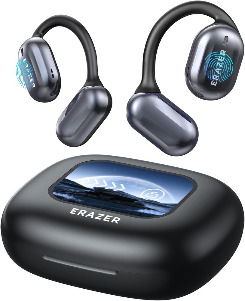 AI Language Translator Earbuds, 135 Languages, HD sound, Touch Screen, TF Reader