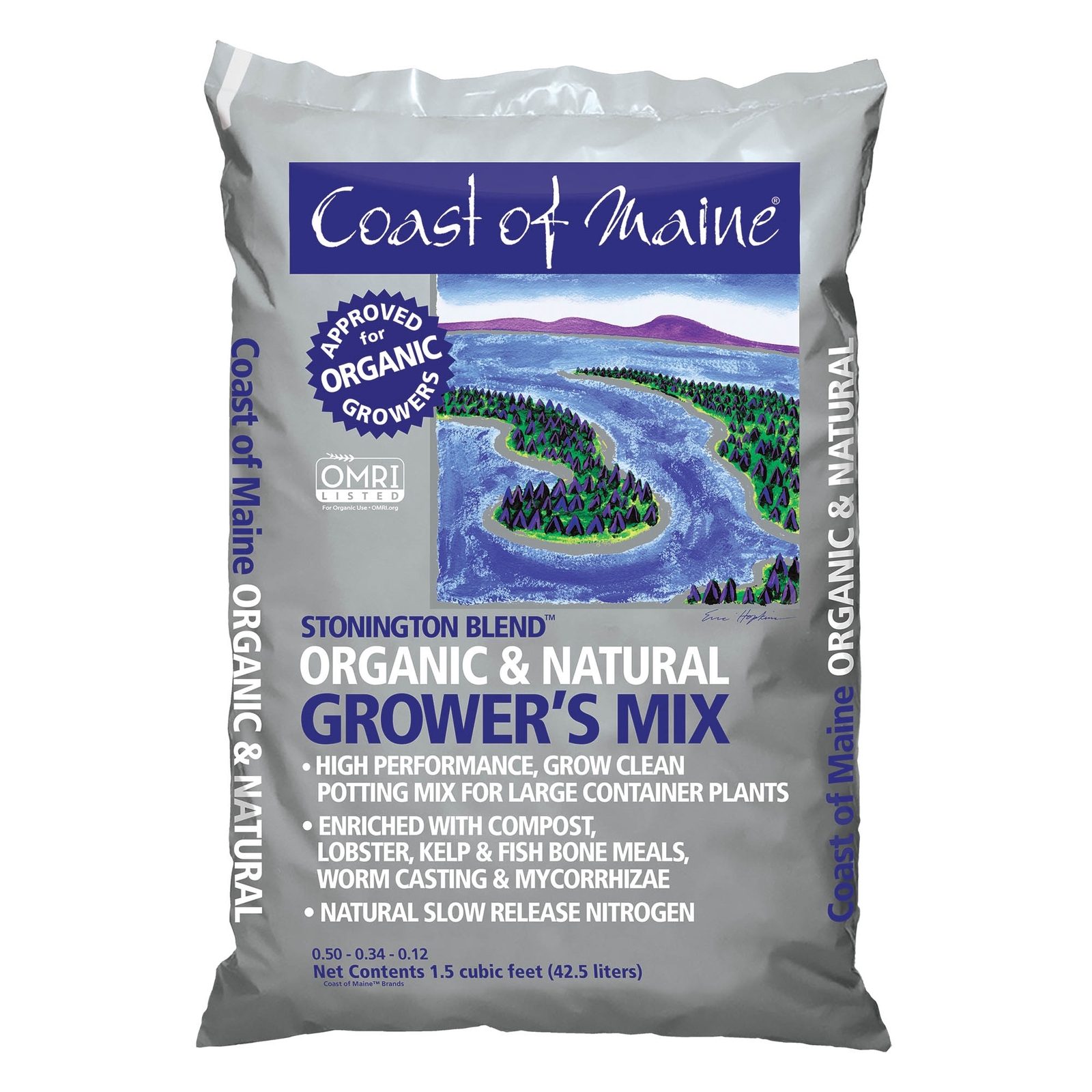 Coast of Maine STB Stonington Blend, Organic Grower’s Mix, 1.5 cu ft