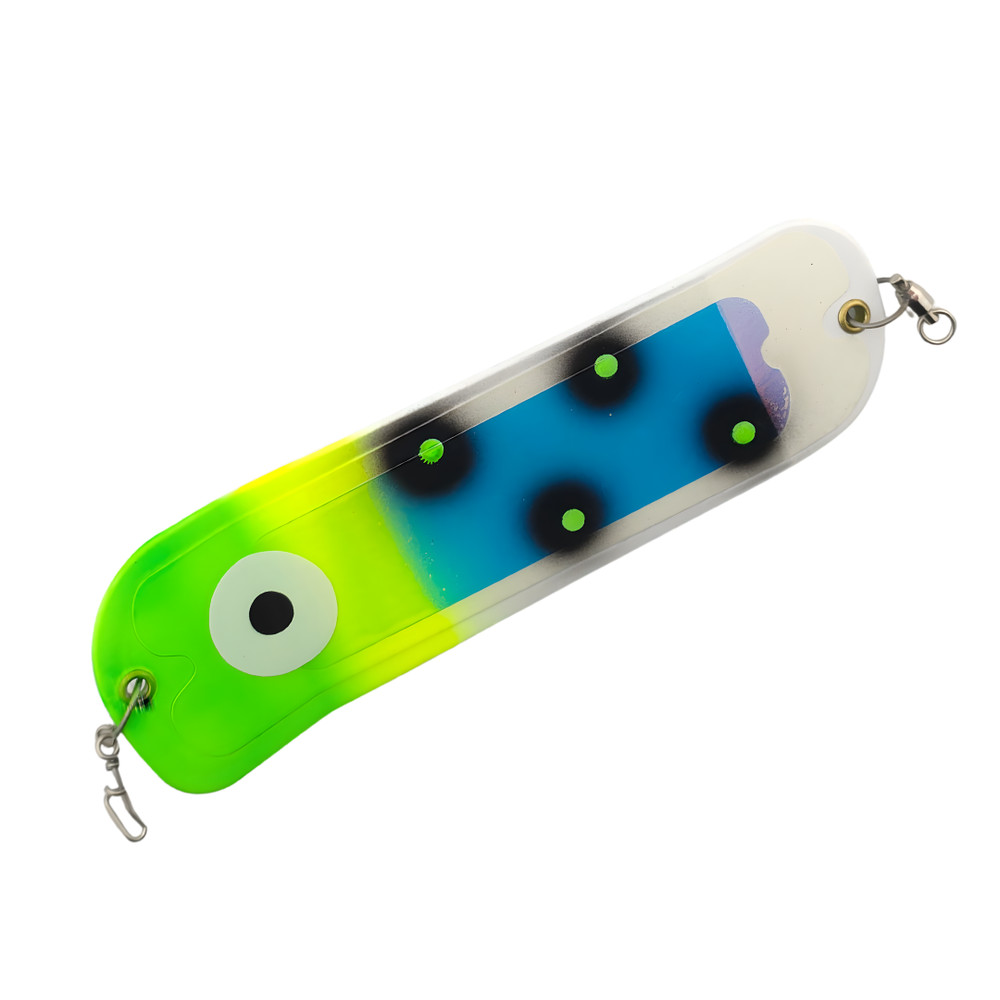 Custom Airbrushed 8" Flasher - Salmon / Trolling - Outbreak