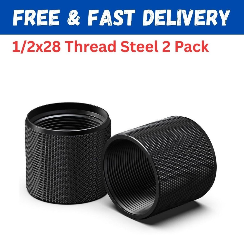Thread Protector for 1/2X28 Thread Steel 2 Pack