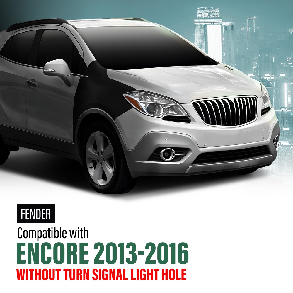 Fender Front Driver & Passenger Side Fit For 2013 2014 2015 2016 Buick Encore
