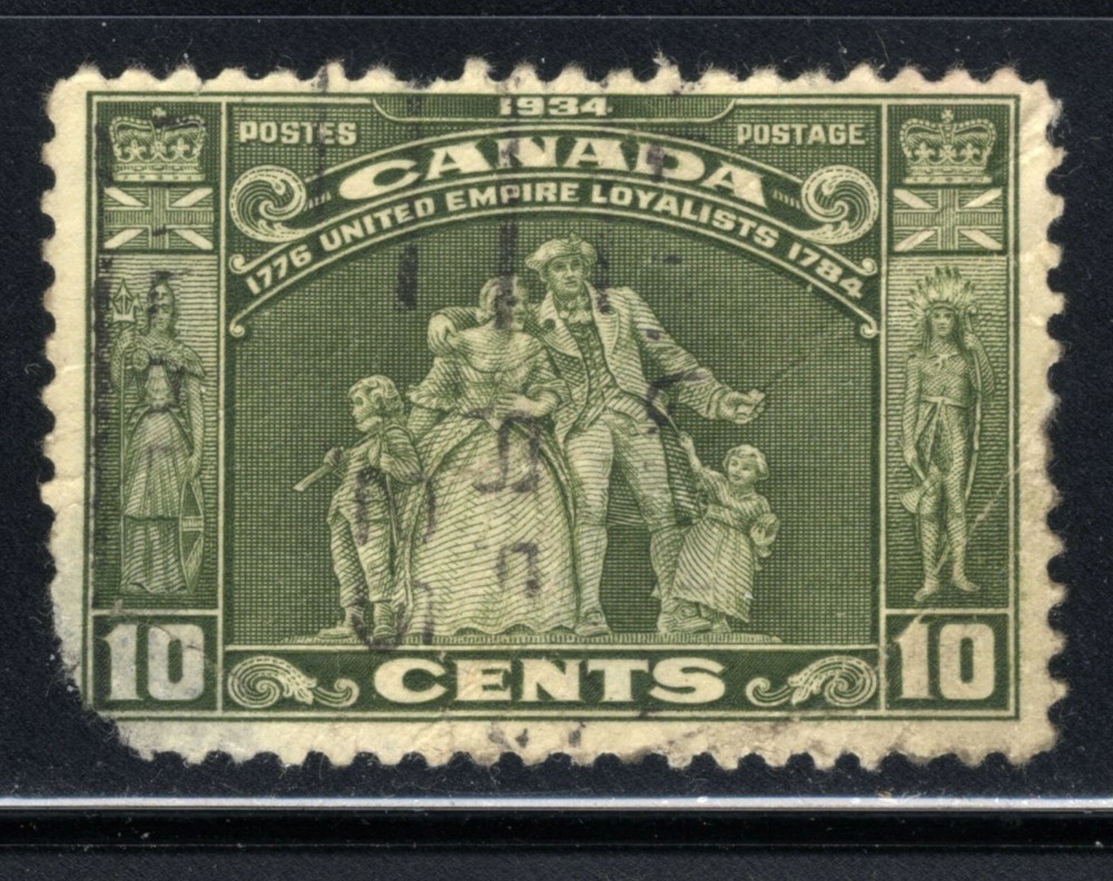 1934 Canada #209  10 cent Loyalists Postage Stamp  #vi