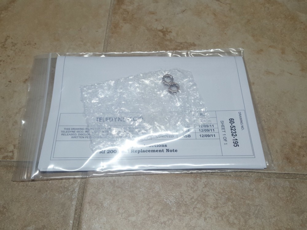 Combiflash Rf200 seal replacement