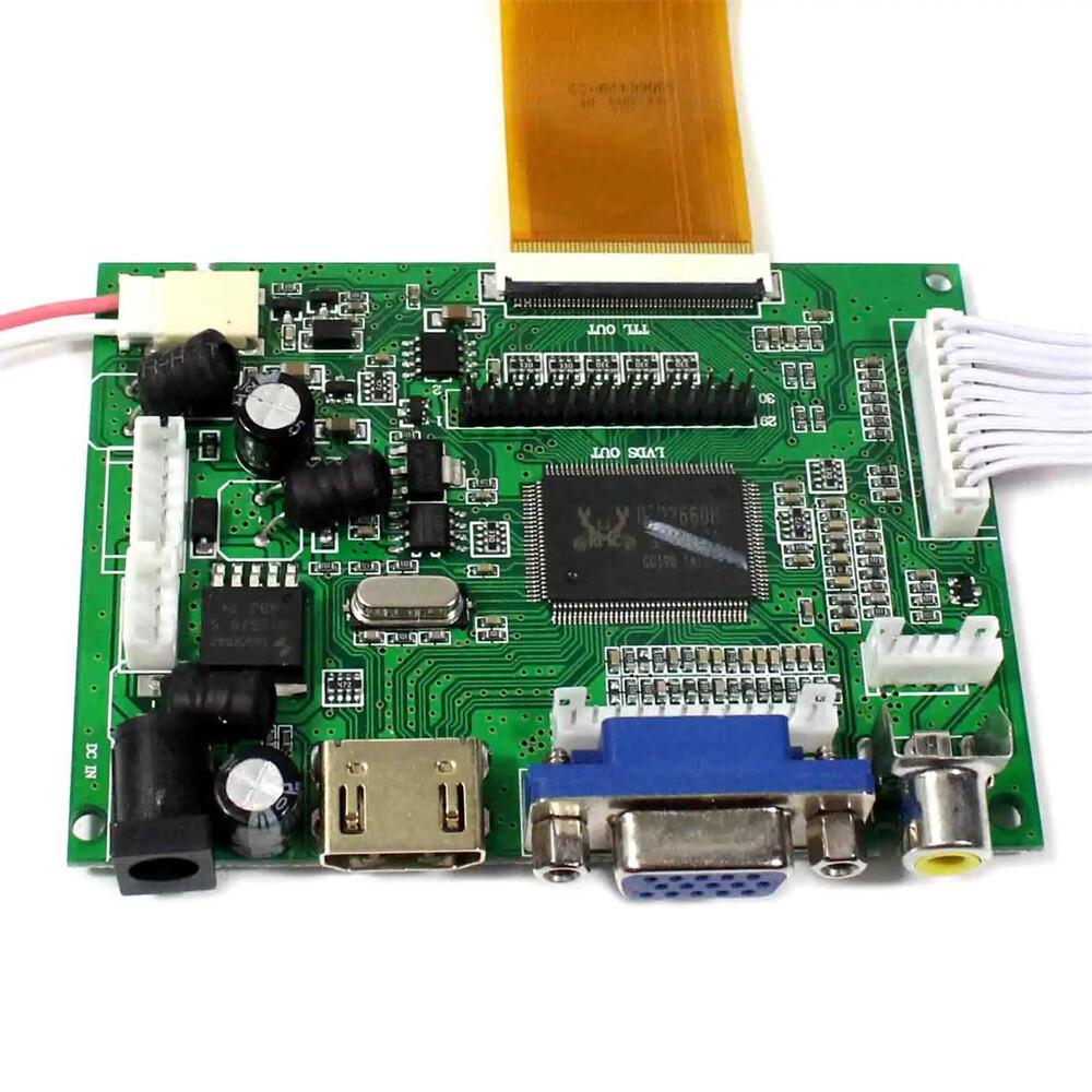 DVI VGA HD LCD Controller Board With 8inch EJ080NA-05A 800x600 LCD Screen