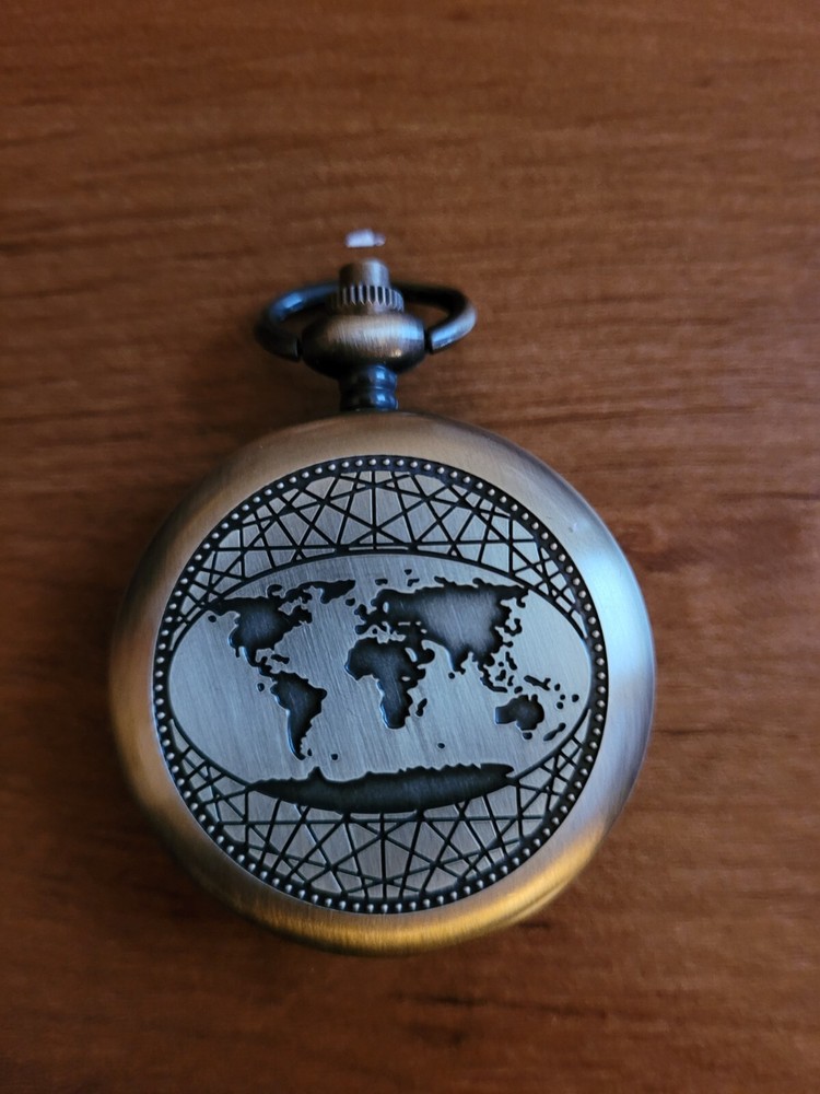 1pc Retro Pocket Watch Shaped Compass Outdoors Multifunctional Tool For...