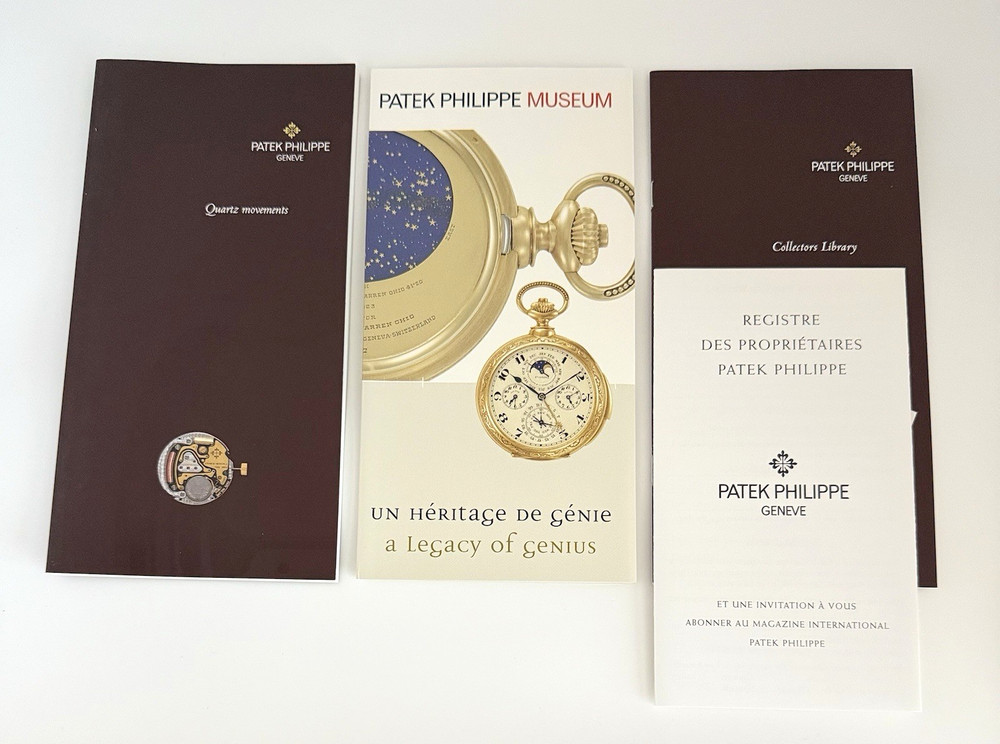 Patek Philippe Quartz Movements Calibre E15, E19, E23 Booklet Manual Authentic