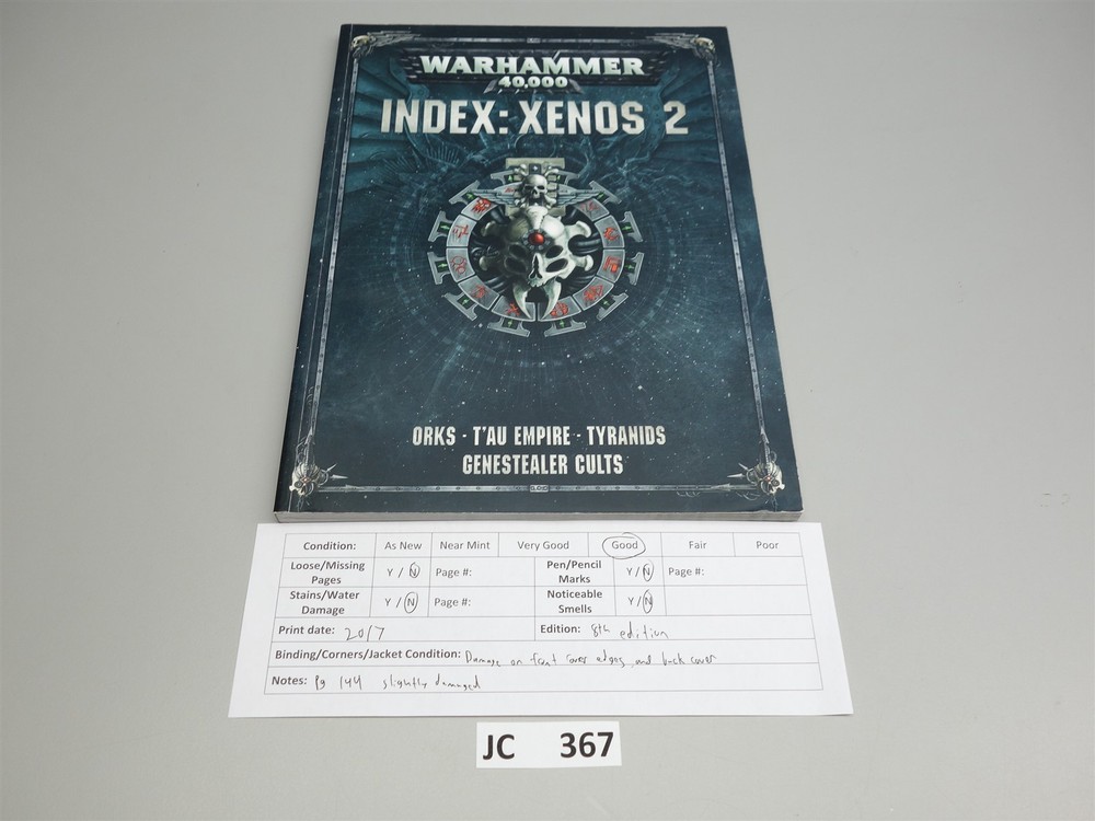 Warhammer 40K: Index Xenos 2 (8th Edition oop softcover)