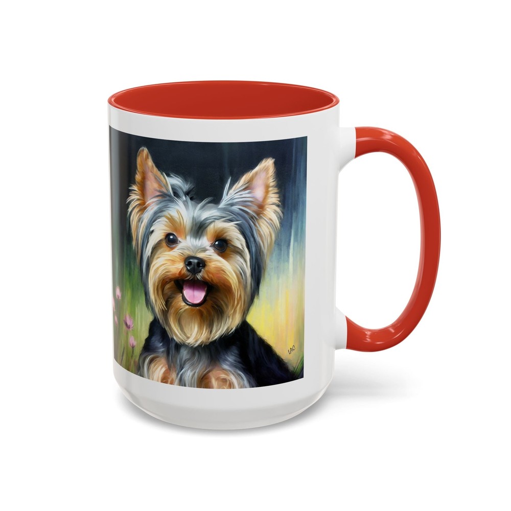 Yorkshire Terrier Ceramic Accent Coffee Mug