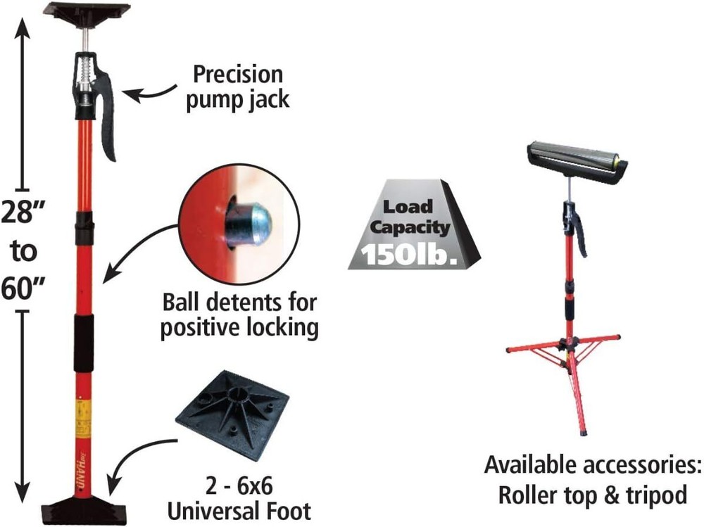Fastcap 3-HUPPERHAND Upper 3rd Hand Support Poles System 2-pack Kit