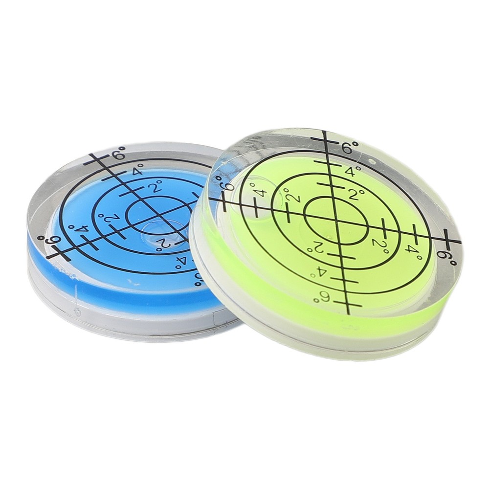 2Pcs 32mm Bubble Level for Adjusting Office Machines and Computer Monitors