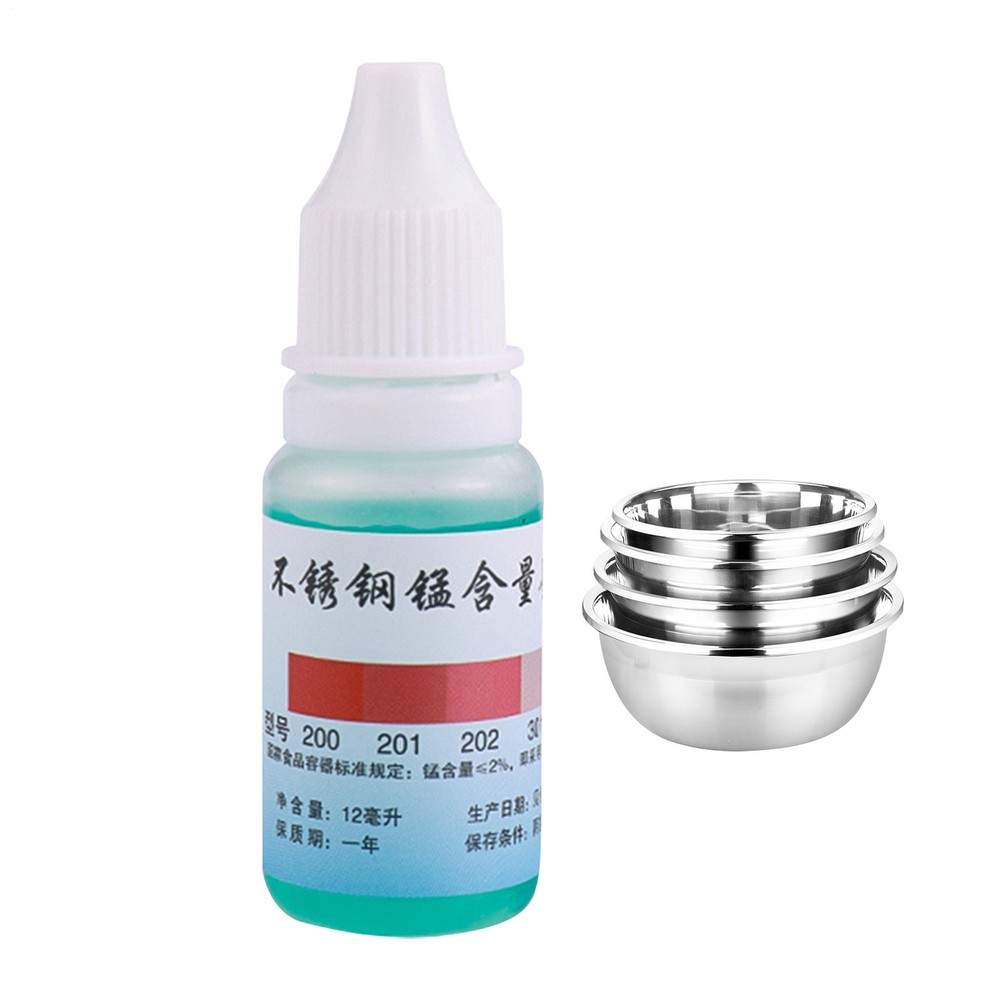 304 Stainless Steel Test Liquid 12ml Universal Testing Agent Kitchen Gadget Tool