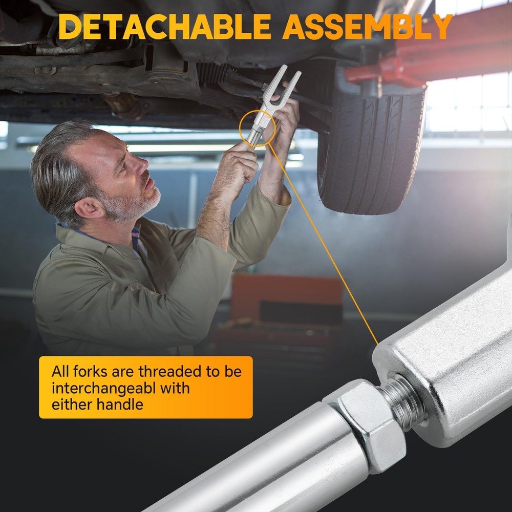 Ball Joint Separator Set | 5PCS Pickle Fork Splitter Kit Tie Rod Tool Set Bal...