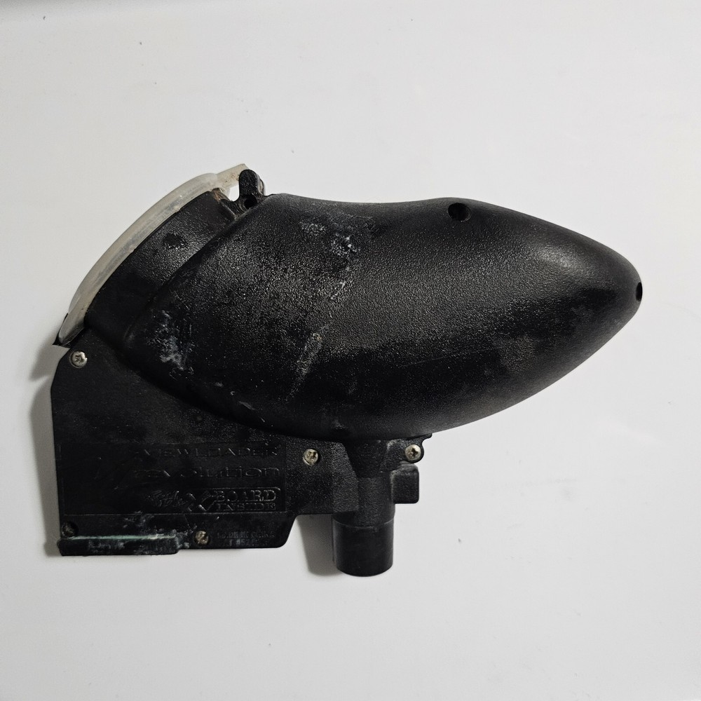 Black Vintage Viewloader VL Revolution Paintball Hopper Loader Electronic 9V