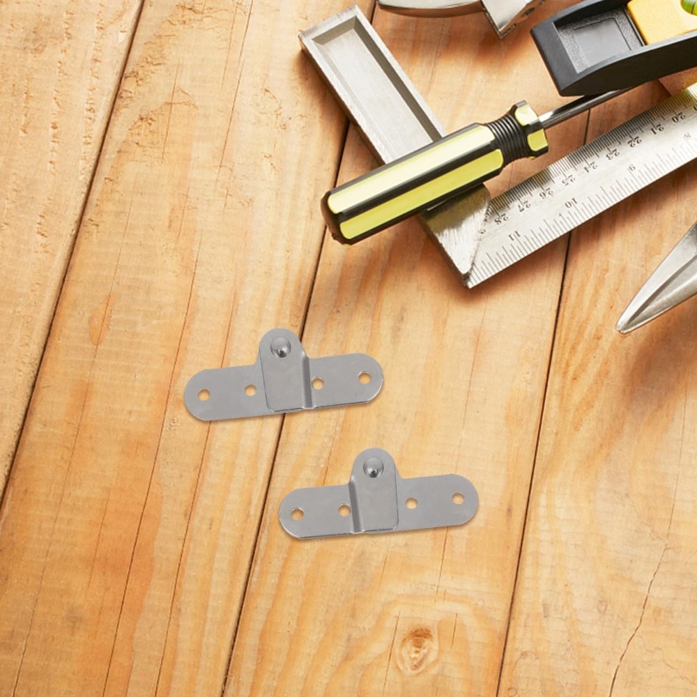 2 PCS Ladder Hinge Replacement Kit Attic Step MultiPurpose Hardware