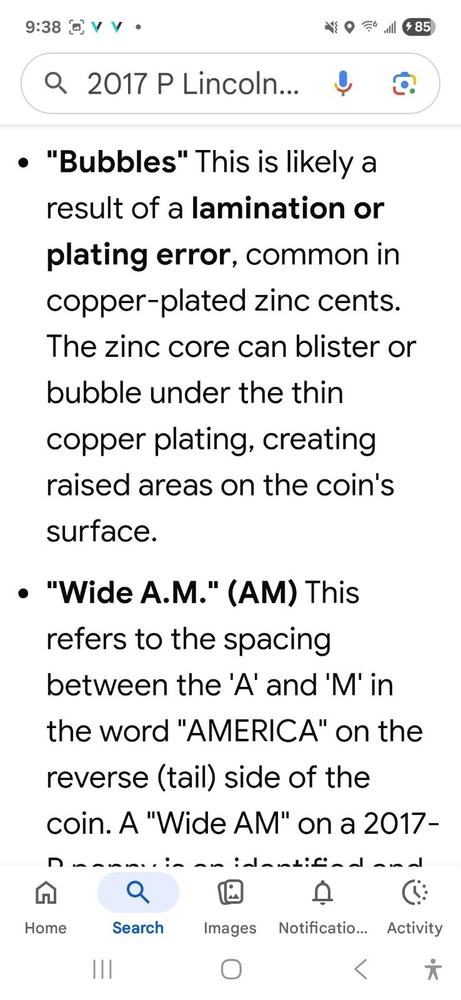 2017 P Lincoln Memorial Penny. Plating Errors, Bubbles,DDO, DDR Errors, Wide AM