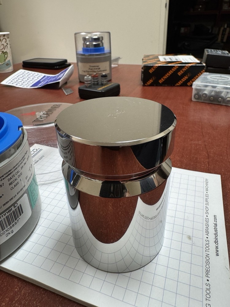 TROEMNER 2kg CLASS 1 Electronic CALIBRATION WEIGHT (Excellent)