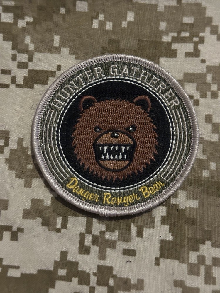 Prometheus Design Werx Danger Ranger Bear, Hunter Gatherer Patch