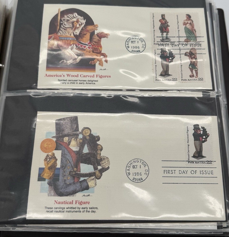 Commemorative First Day Issue Envelope/Postcard Collection Book ￼