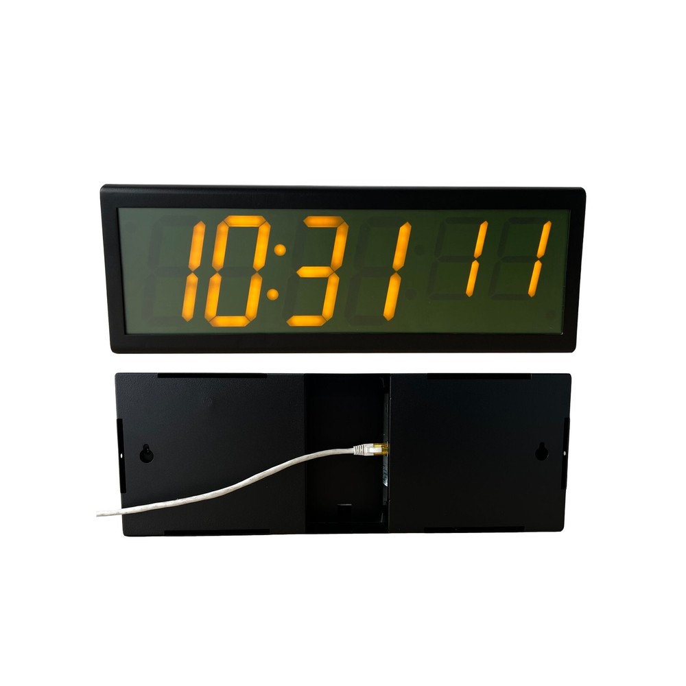 Digital PoE Clocks, NTP Server Synchronized, Automatic DST Reset