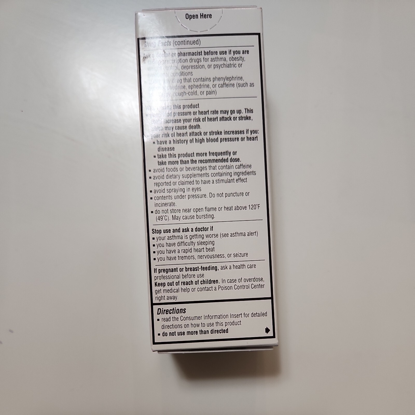 Primatene Mist Asthma Relief Inhaler 160 Metered Spray